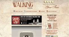 Desktop Screenshot of ancientcitywalkingtours.com